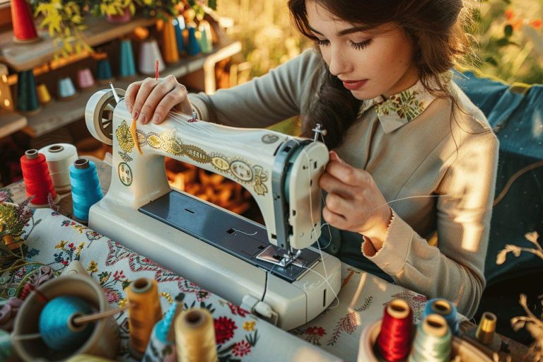 Comment coudre avec une machine a coudre ?